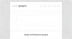 Desktop Screenshot of laurengregorydesign.com